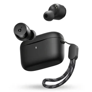 هدفون بلوتوثی انکر مدل Soundcore A25i بدون قابلیت نویز کنسلینگ، درگاه شارژ USB Type-C، دارای دو میکروفون داخلی با الگوریتم هوش مصنوعی، مقاوم در برابر پاشش آب