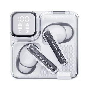هدفون بلوتوثی کیو سی وای مدل MeloBuds Neo بدون قابلیت نویز کنسلینگ، درگاه شارژ USB Type-C، مقاوم در برابر رطوبت و عرق با استاندارد IPX5