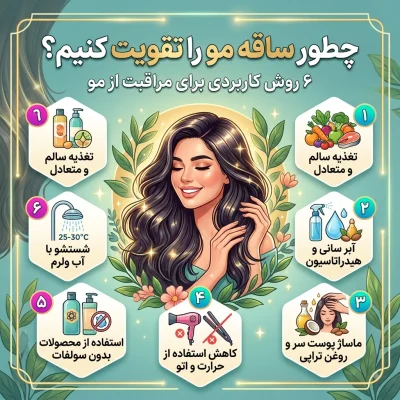 چطور ساقه مو را تقویت کنیم؟ ۶ روش کاربردی برای مراقبت از مو