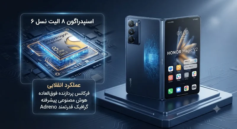 تراشه اسنپدراگون ۸ الیت نسل ۶ در گوشی آنر وین ۲