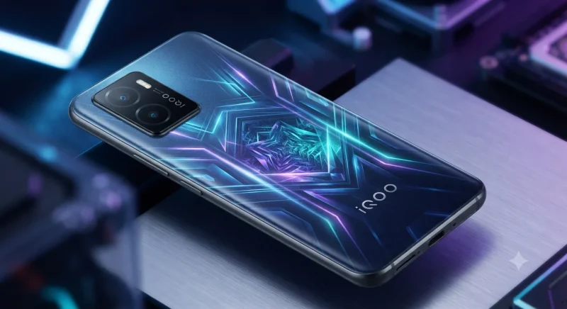 طراحی خاص و بینظیر پنل پشتی آیکو Z11 طراحی خاص پنل پشتی گوشی iQOO Z11 با الگوهای سهبعدی
