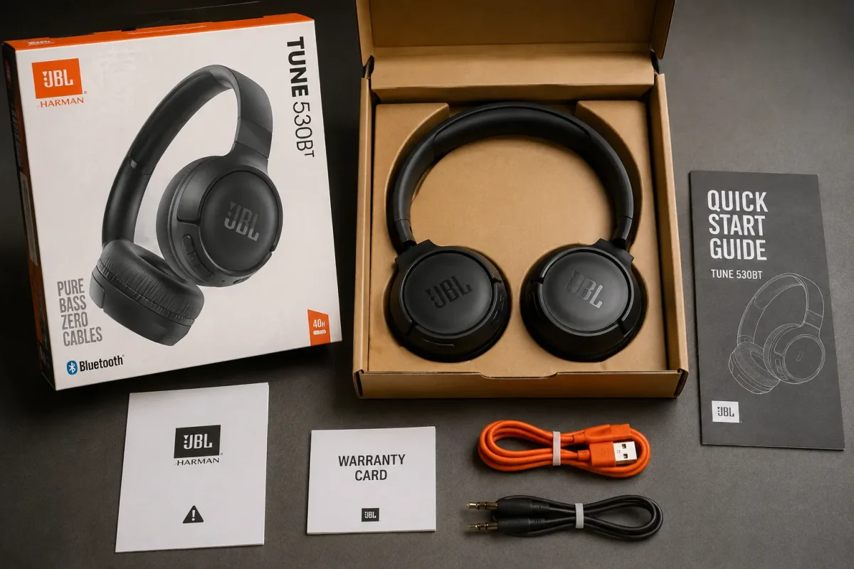 جعبه گشایی هدفون بلوتوثی JBL Tune 530BT