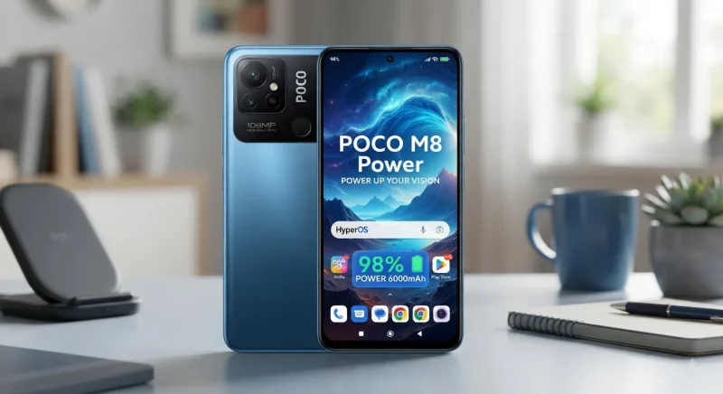 طراحی ظاهری و نمایشگر پوکو M8 Power
