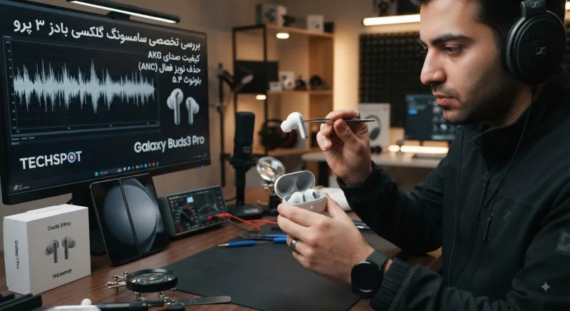بررسی فنی بهترین ایرپاد سامسونگ مدل گلکسی بادز 3 پرو