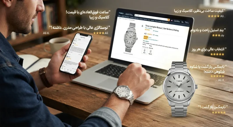 نظرات کاربران درباره ساعت تایمکس لکسینگتون ری‌ایسو