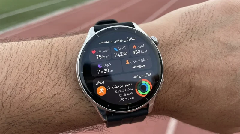 داشبورد پایش سلامت و ورزش در ساعت هوشمند هواوی Watch GT 7