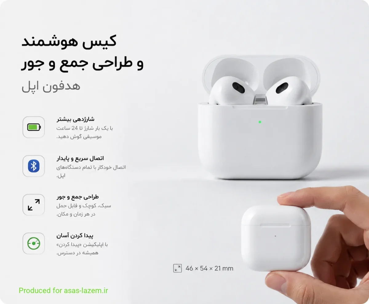 کیس هوشمند و طراحی جمع و جور هدفون اپل حداکثر 2