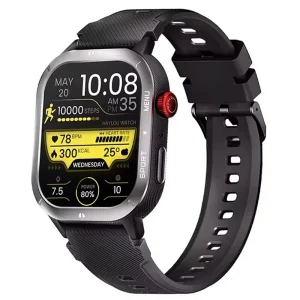ساعت هوشمند 50 میلی‌متری هایلو مدل IRON Neo با بند سیلیکونی