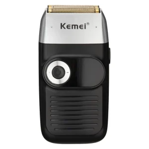 ماشین اصلاح موی صورت کیمی مدل KM-2026 با تیغه تیتانیوم، فناوری شیو فویلی، قابلیت صفر زنی، طراحی ارگونومیک، باتری قابل شارژ با 120 دقیقه زمان استفاده و شارژ از طریق کابل USB
