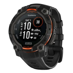 ساعت هوشمند 45 میلی‌متری گارمین مدل Instinct 3 Solar با بند سیلیکونی