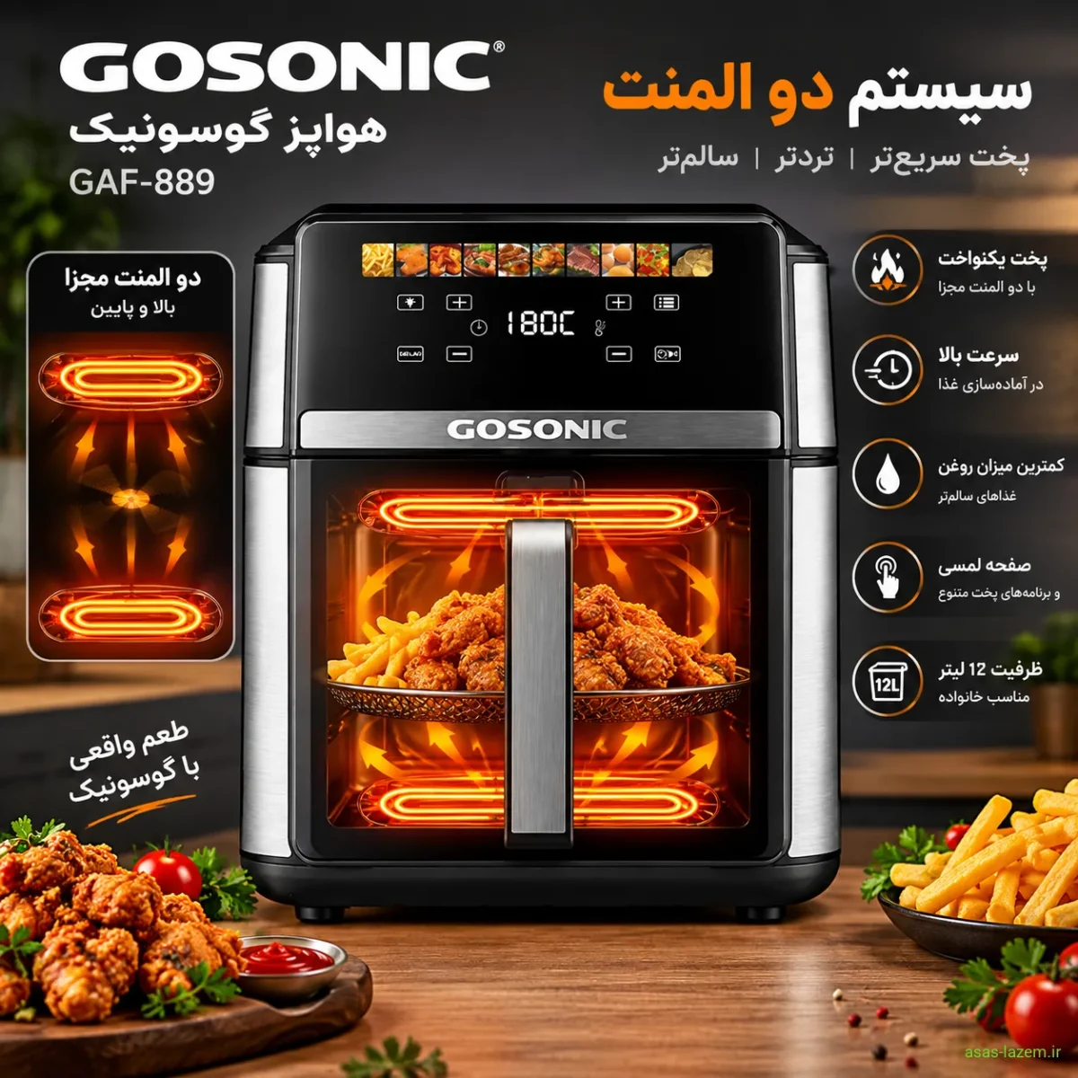 سیستم دو المنت هواپز گوسونیک GAF-889