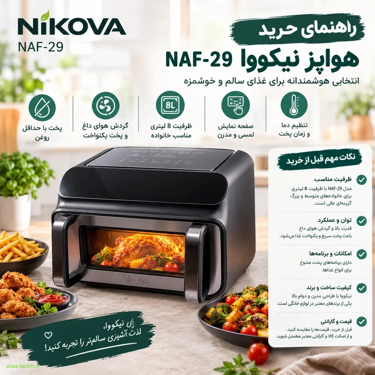 راهنمای خرید هواپز نیکووا NAF-29