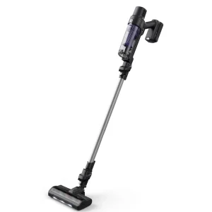 جارو شارژی عصایی تفال مدل TY6A35 با باتری لیتیومیونی 18 ولت، مکش 30 ایر وات و حالتهای خودکار ECO و SURFACE، مجهز به ماشه BOOST و شارژدهی 45 دقیقهای