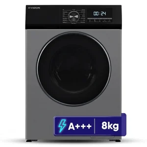 ماشین لباسشویی 8 کیلوگرم اتوماتیک ایکس ویژن مدل TP82-BSD
