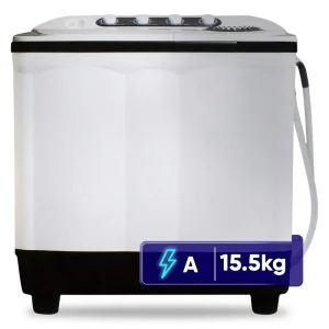 ماشین لباسشویی دو قلو 15.5 کیلوگرم نیمه‌اتوماتیک پاکشوما مدل PTF 1504 AJ
